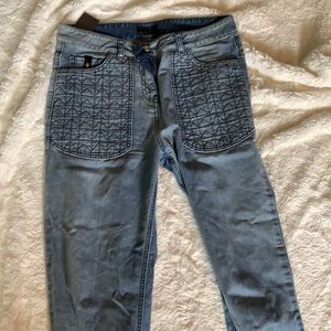 Belfast embroider pocket jeans 28